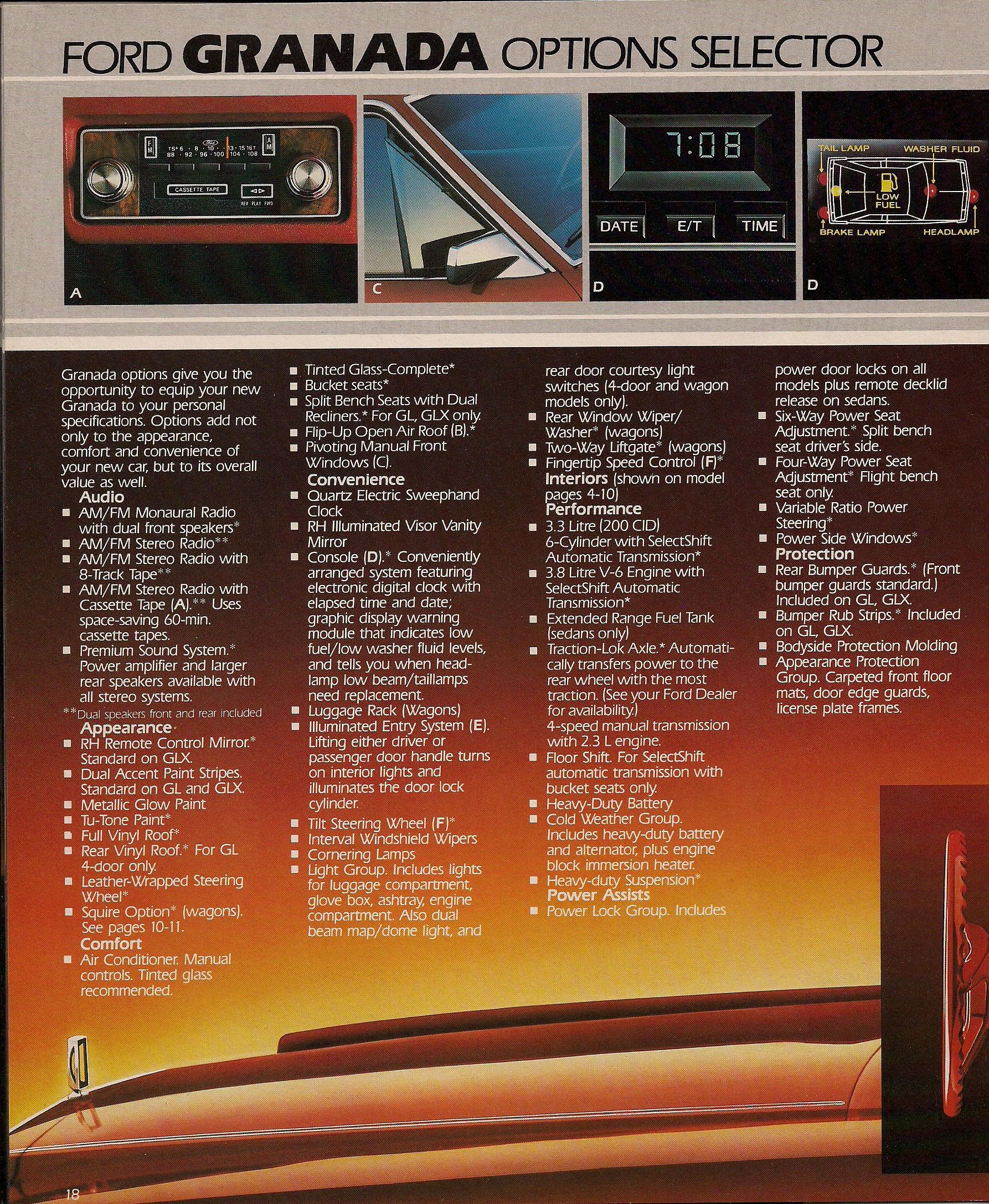 1982 Ford Granada Brochure Page 7